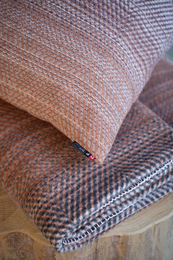David Fussenegger Savona Throw "Gradient Herringbone"