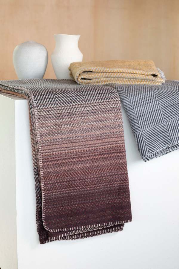 David Fussenegger Savona Throw "Gradient Herringbone"