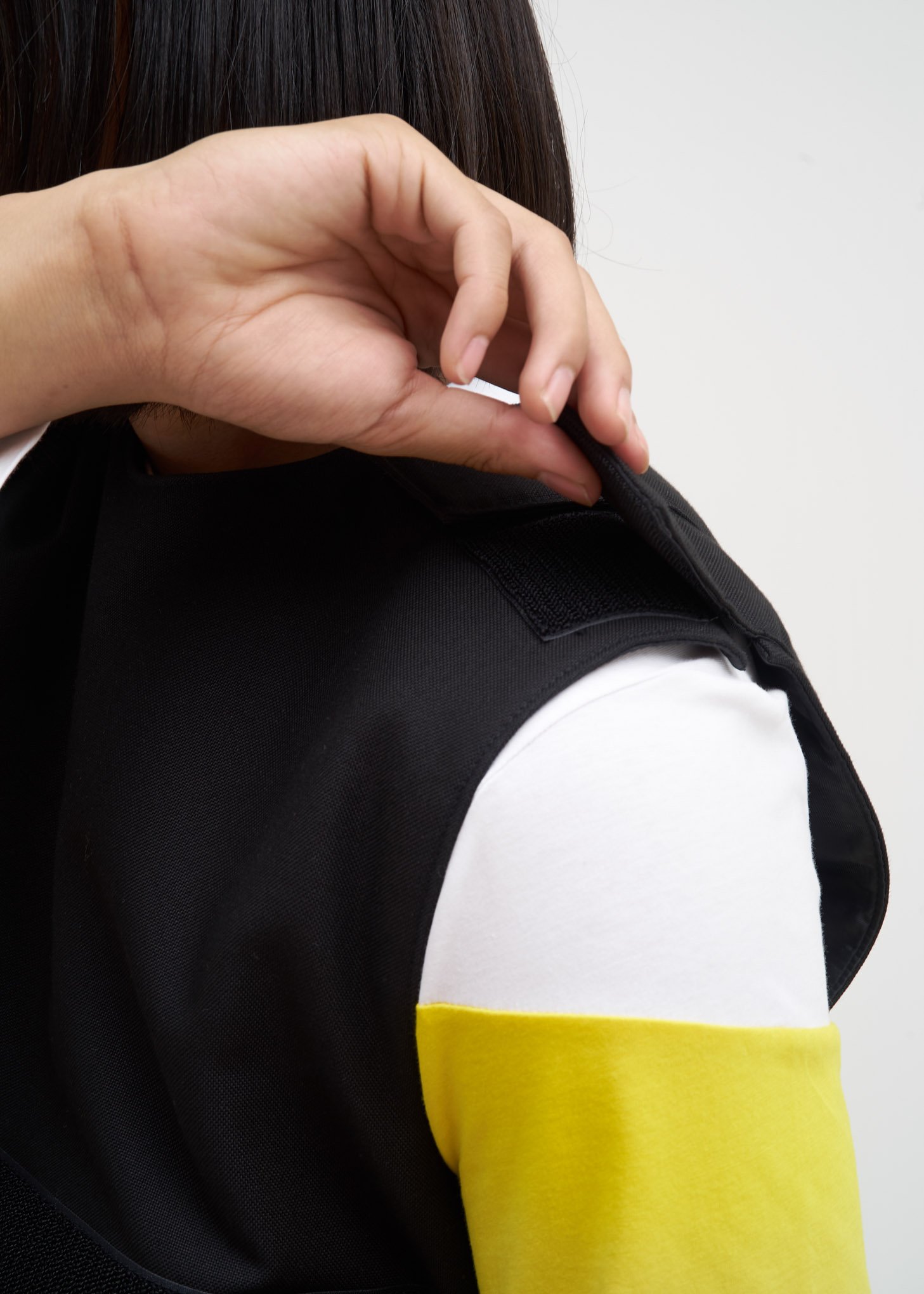 Helmut Lang Velcro Bulletproof Vest Black Garmentory