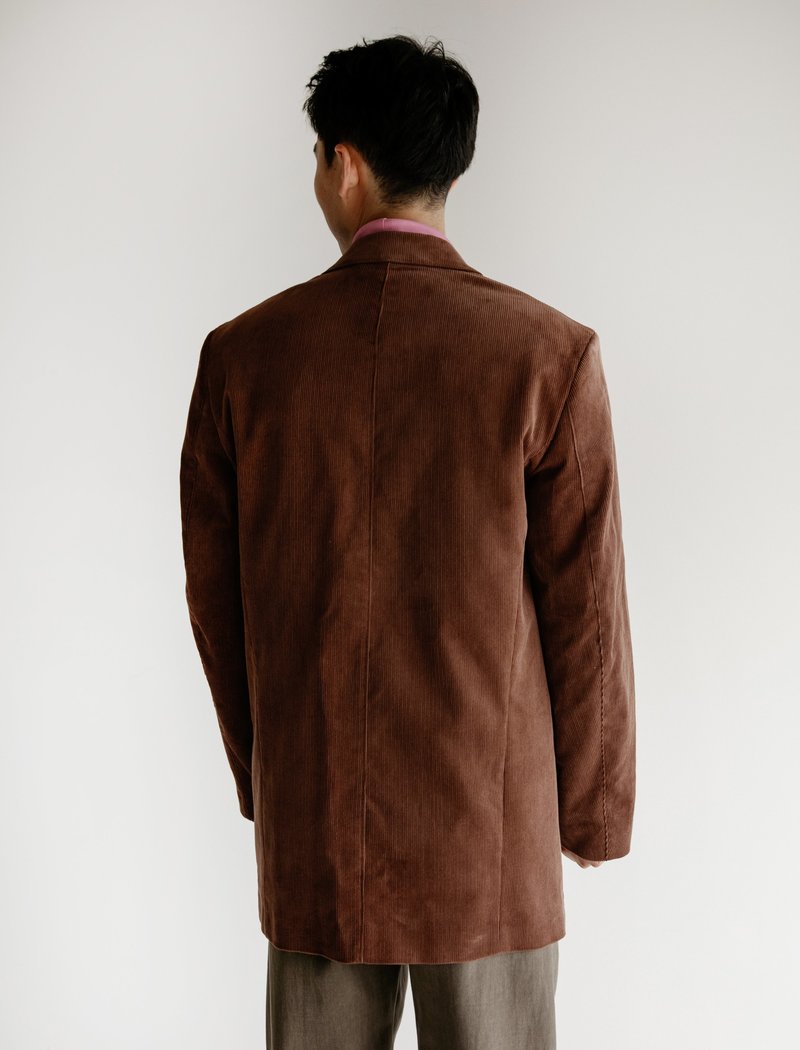 Lemaire Single-Breasted Jacket - Corduroy Brown | Garmentory Lemaire Single-Breasted Jacket - Corduroy Brown | Garmentory