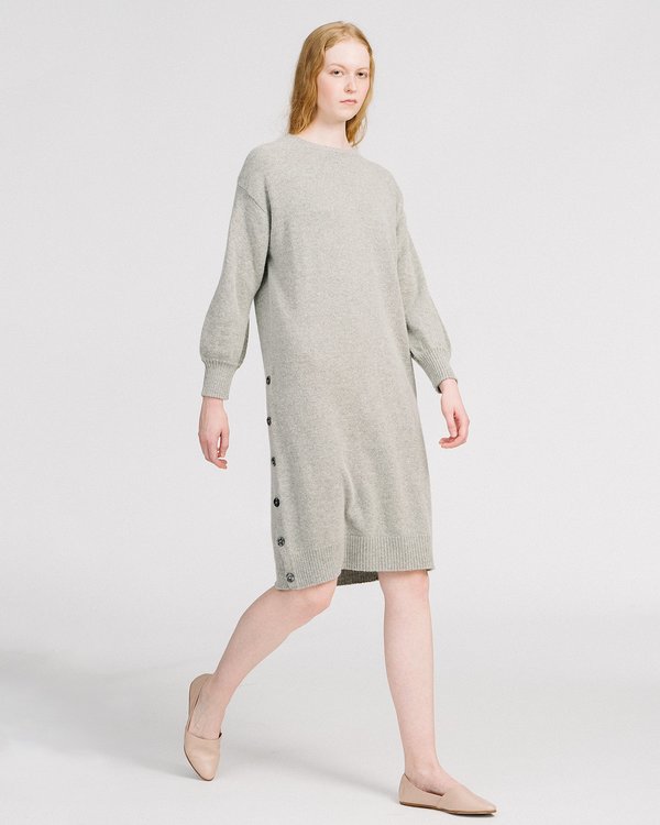 Micaela Greg Lou Sweater Dress - Cloud Grey