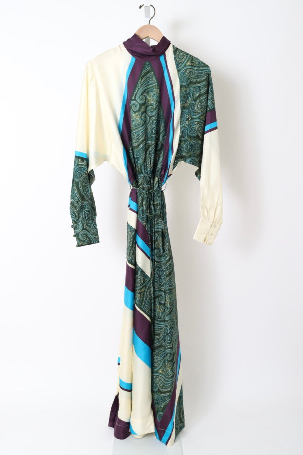 ALÉMAIS Joni Silk Midi Dress
