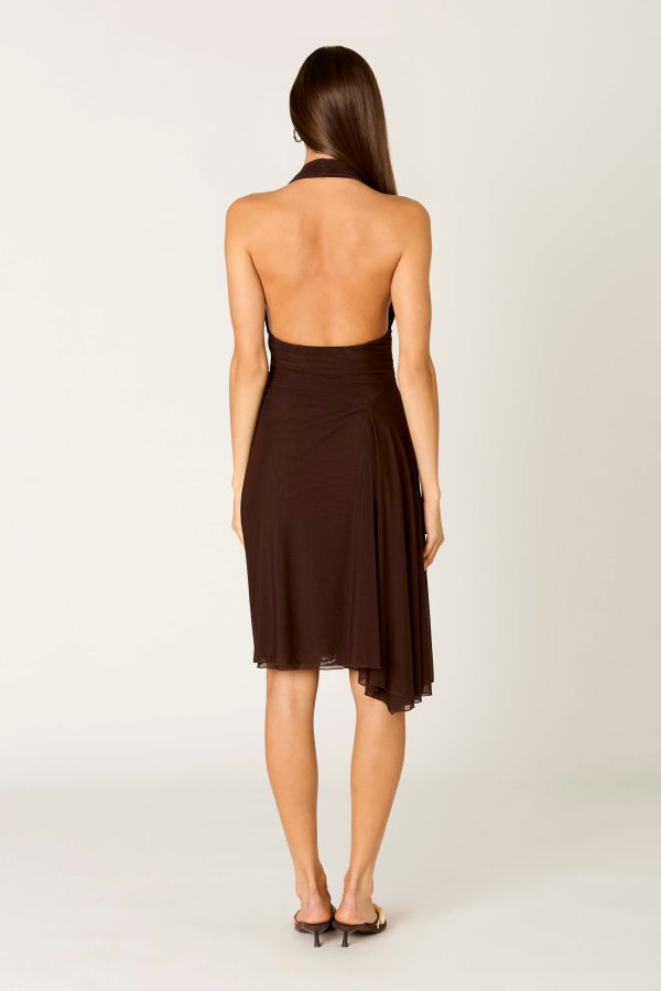 NIA Chiara Halter Midi Dress