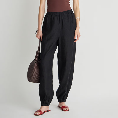 KUSIKOHC ORIGAMI FLOWER PANTS - BLACK | Garmentory