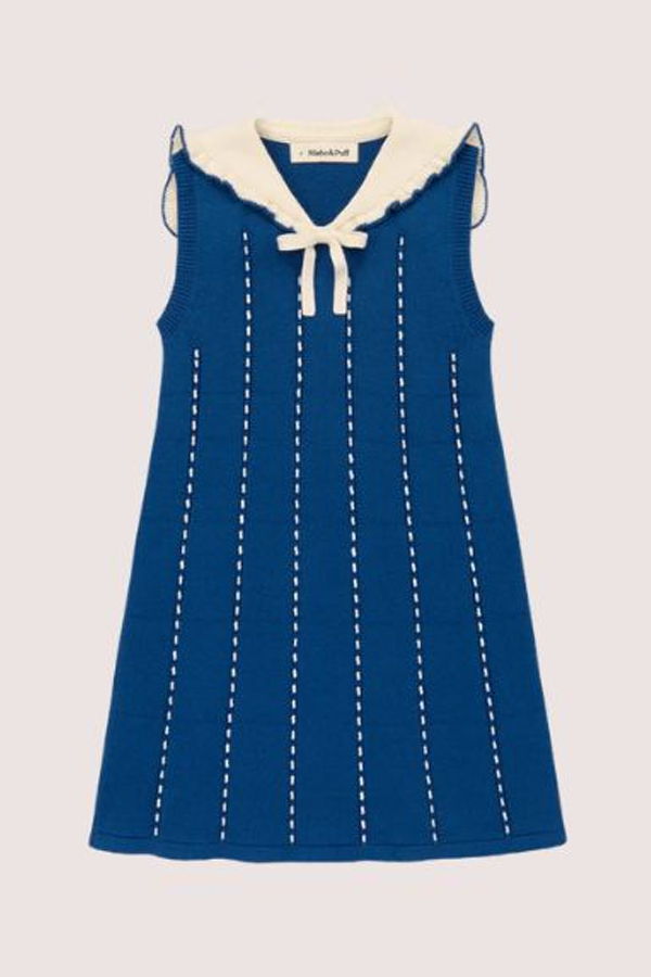 KIDS Misha & Puff Lucille Dress - Blue Ribbon