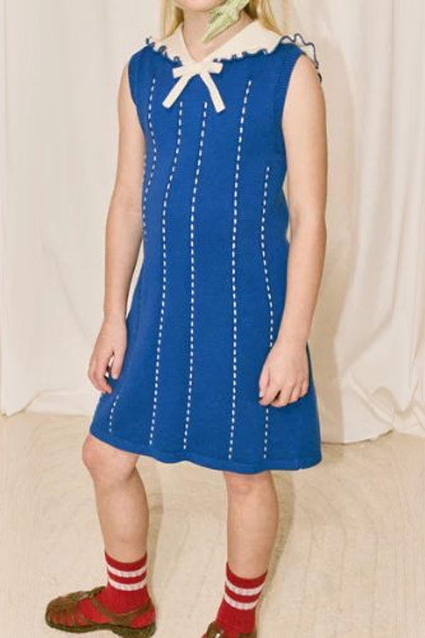 KIDS Misha & Puff Lucille Dress - Blue Ribbon