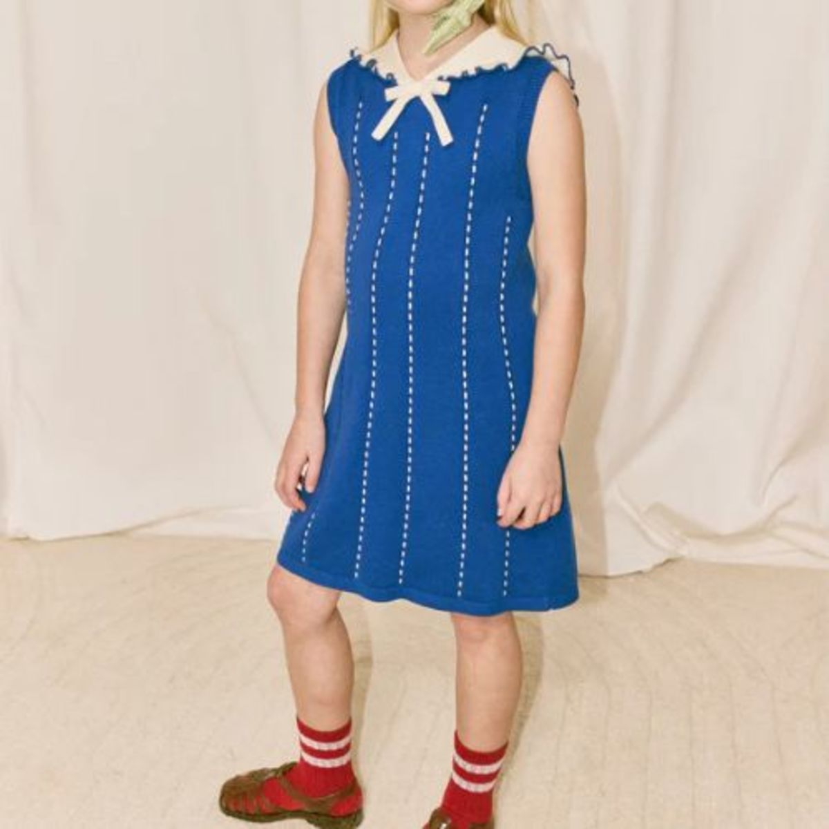 KIDS Misha & Puff Lucille Dress - Blue Ribbon - Image 2 of 7