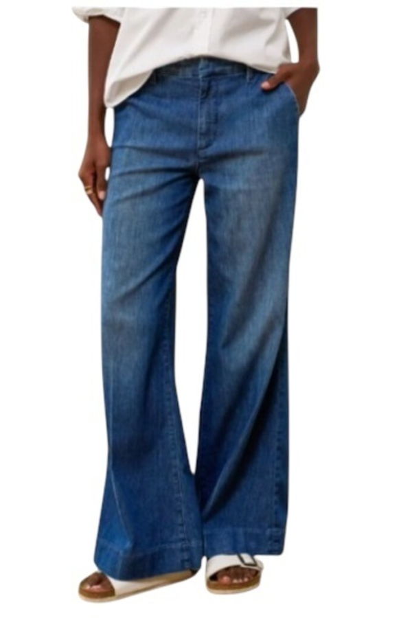 Frank & Eileen The Italian Wide Leg Chino - 1984 Washed Blue