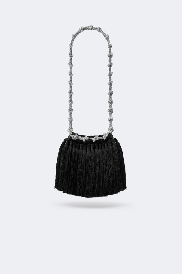 Simon Miller Tassel Evening Knotty Bag - Black