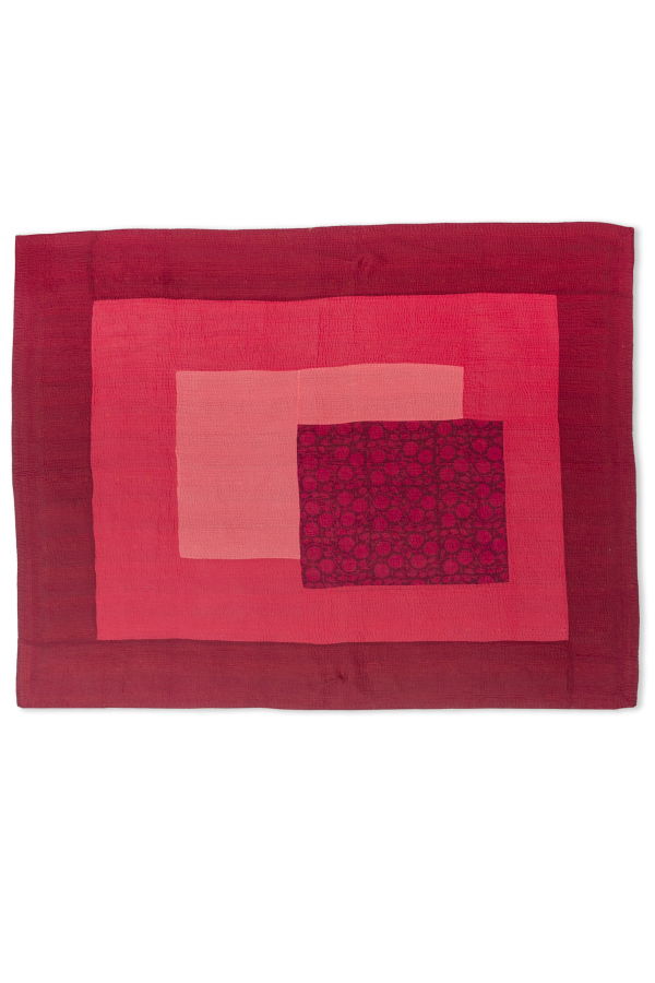 Maison Mieko Landscape Fray Patch Handmade Vintage Kantha Throw