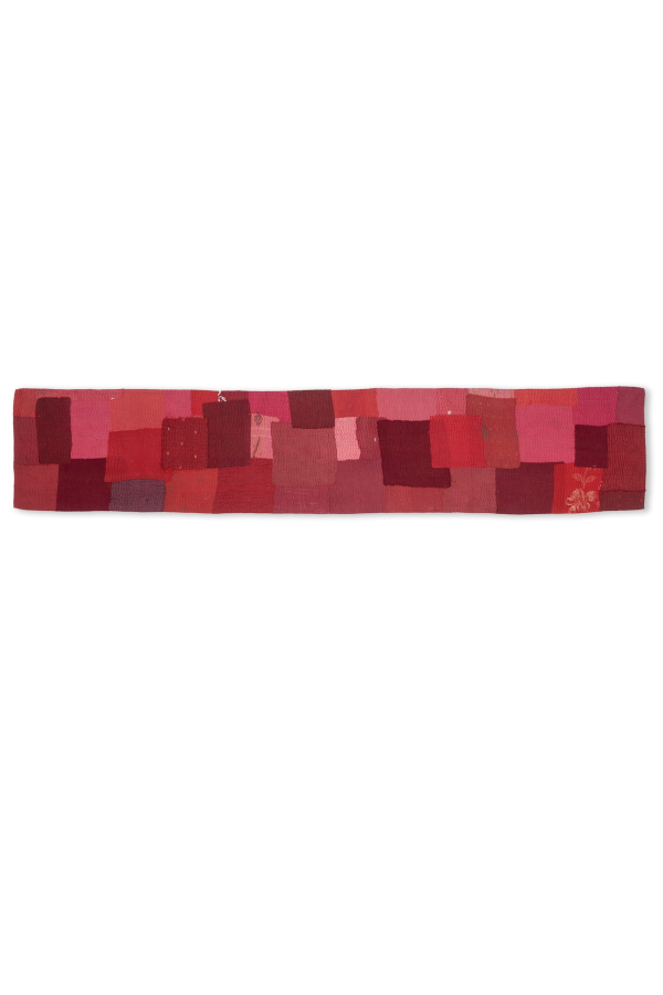Maison Mieko Landscape Fray Patch Vintage Kantha Table Runner