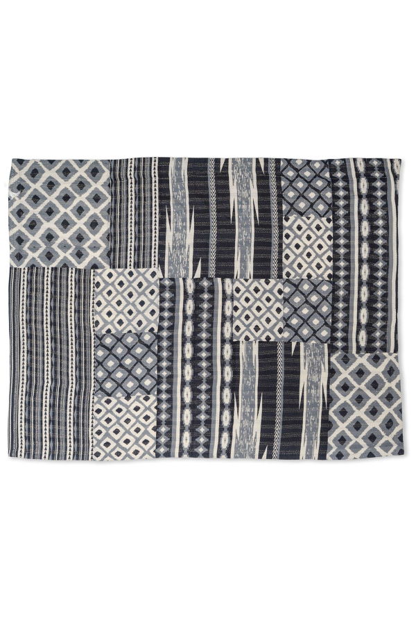 Maison Mieko Monotone Ikat Vintage Kantha Throw