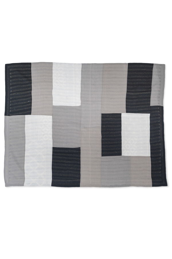 Maison Mieko Monotone Ikat Vintage Kantha Throw