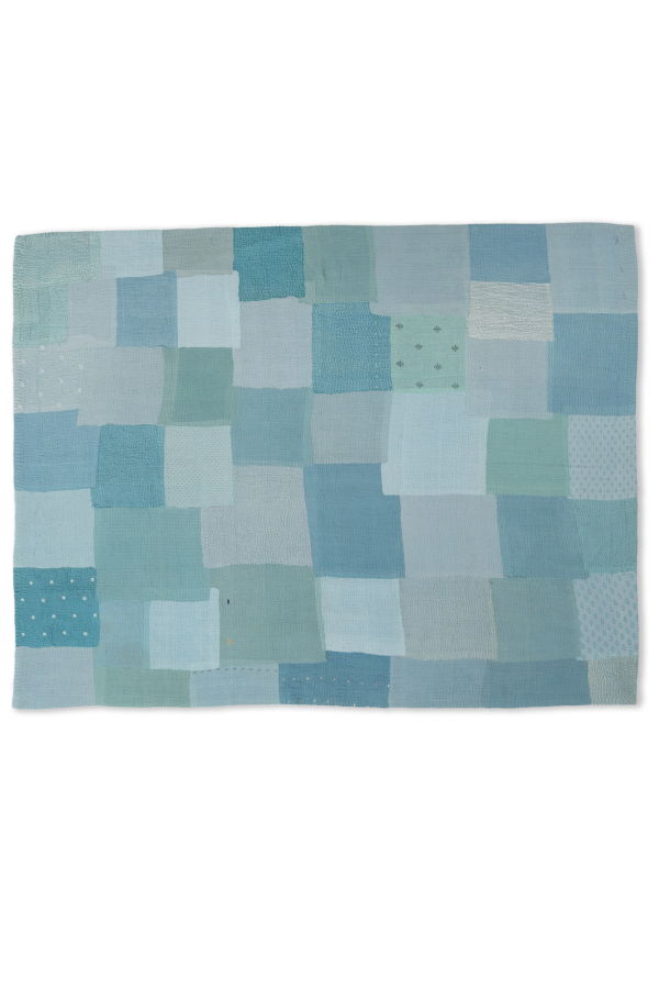 Maison Mieko Mosaic Fray Patch Vintage Kantha Throw