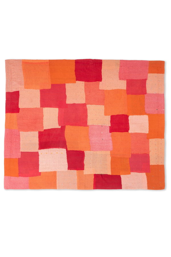 Maison Mieko Mosaic Fray Patch Vintage Kantha Throw