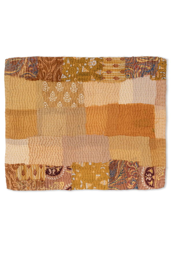 Maison Mieko Set of 2 Printed Fray Vintage Cotton Kantha Placemat