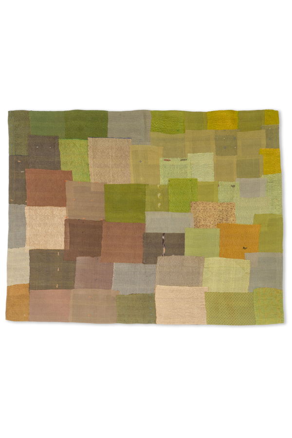Maison Mieko Fray Patch Kantha Throw - Umber