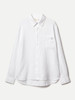Merz b. Schwanen Relaxed Fit Linen Shirt - Thumbnail 5