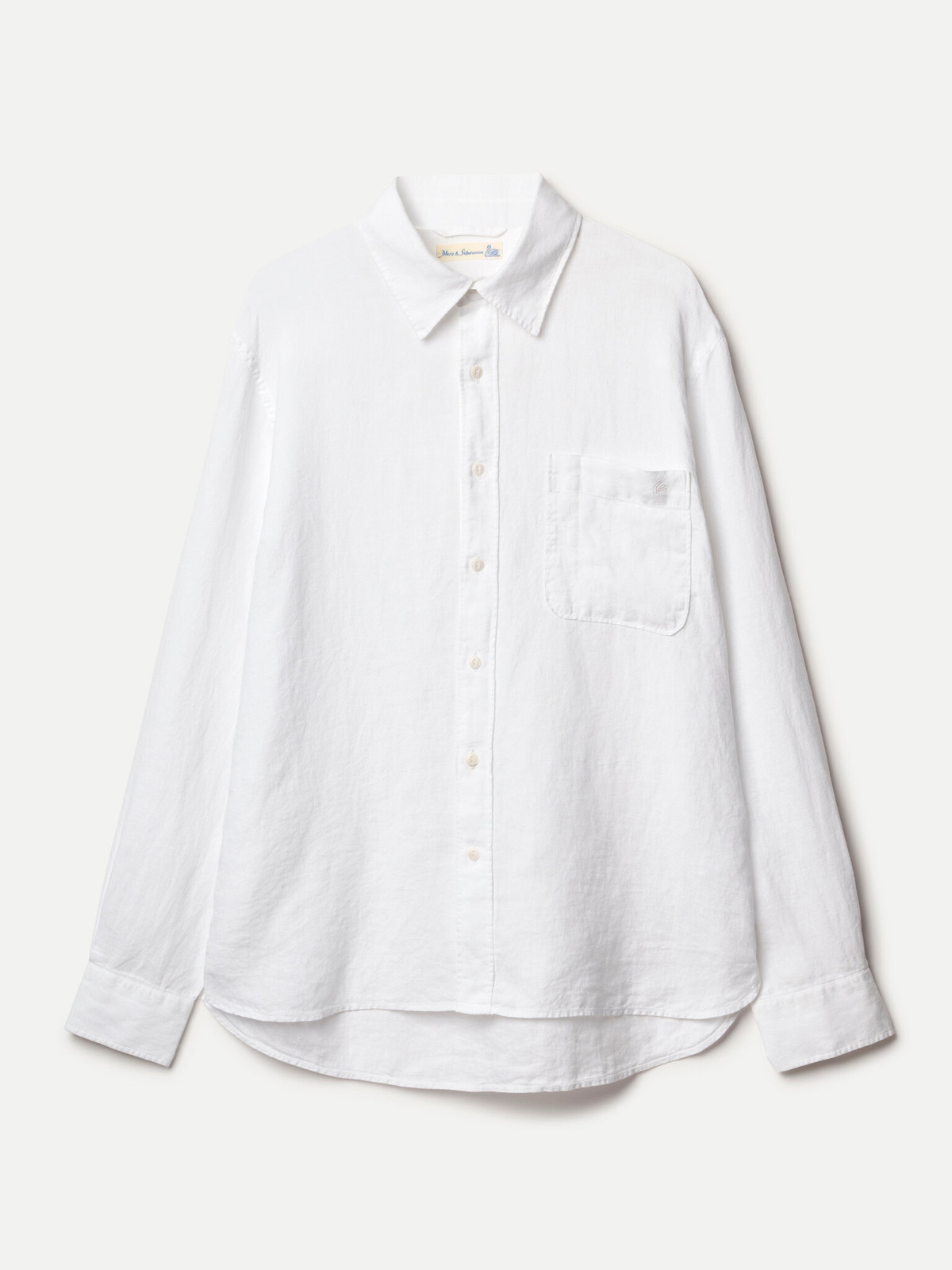 Merz b. Schwanen Relaxed Fit Linen Shirt - Image 5 of 5