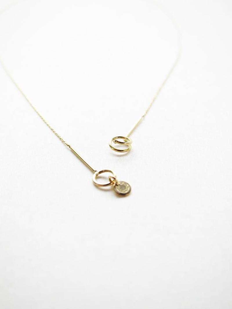 Saskia Diez Ultrafine Thread Necklace - Gold