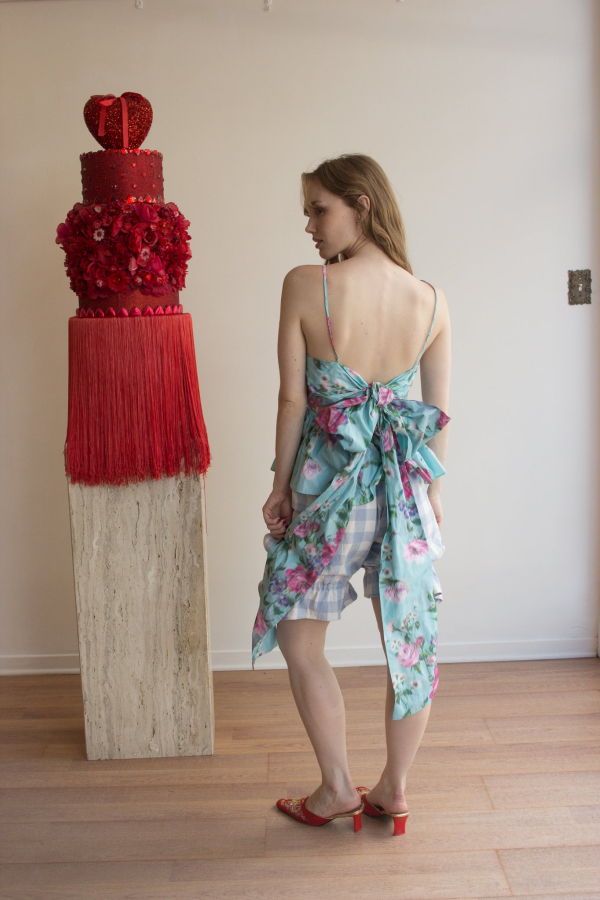 Eliza Faulkner Agnes Top - Aqua Floral