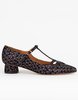 Chie Mihara Sera T-Strap - peacock feather print - Thumbnail 2