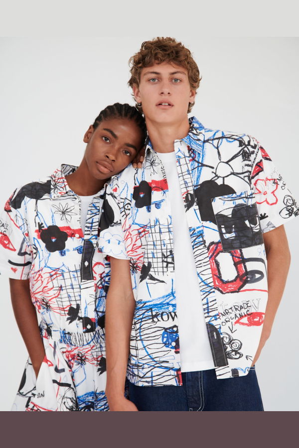Kowtow Mani Shirt - Anniversary Print