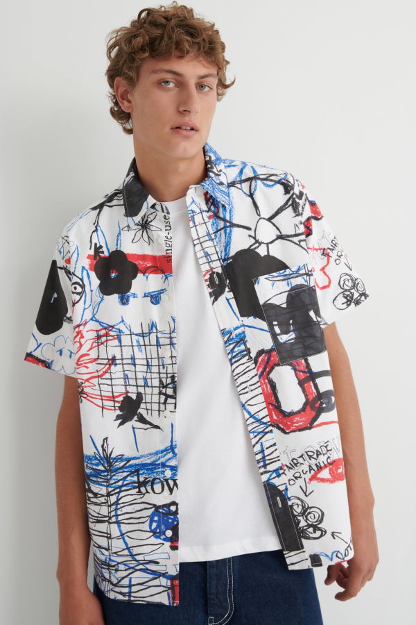 Kowtow Mani Shirt - Anniversary Print