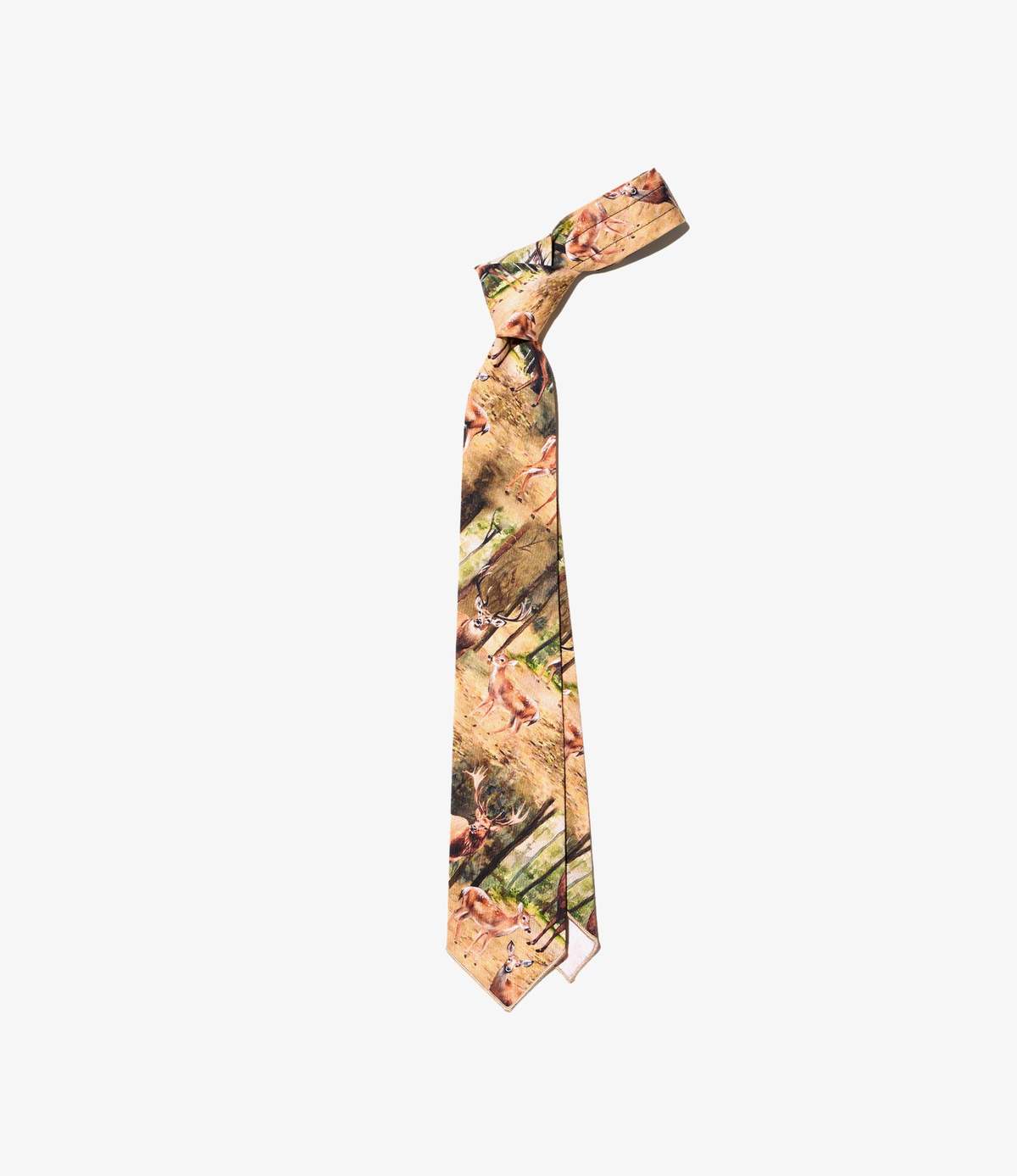 Engineered Garments Cotton Deer Print Neck Tie - Image 1 of 1