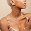 Katie Dean Jewelry Long Pearl Pendant Necklace - Gold - Thumbnail 4
