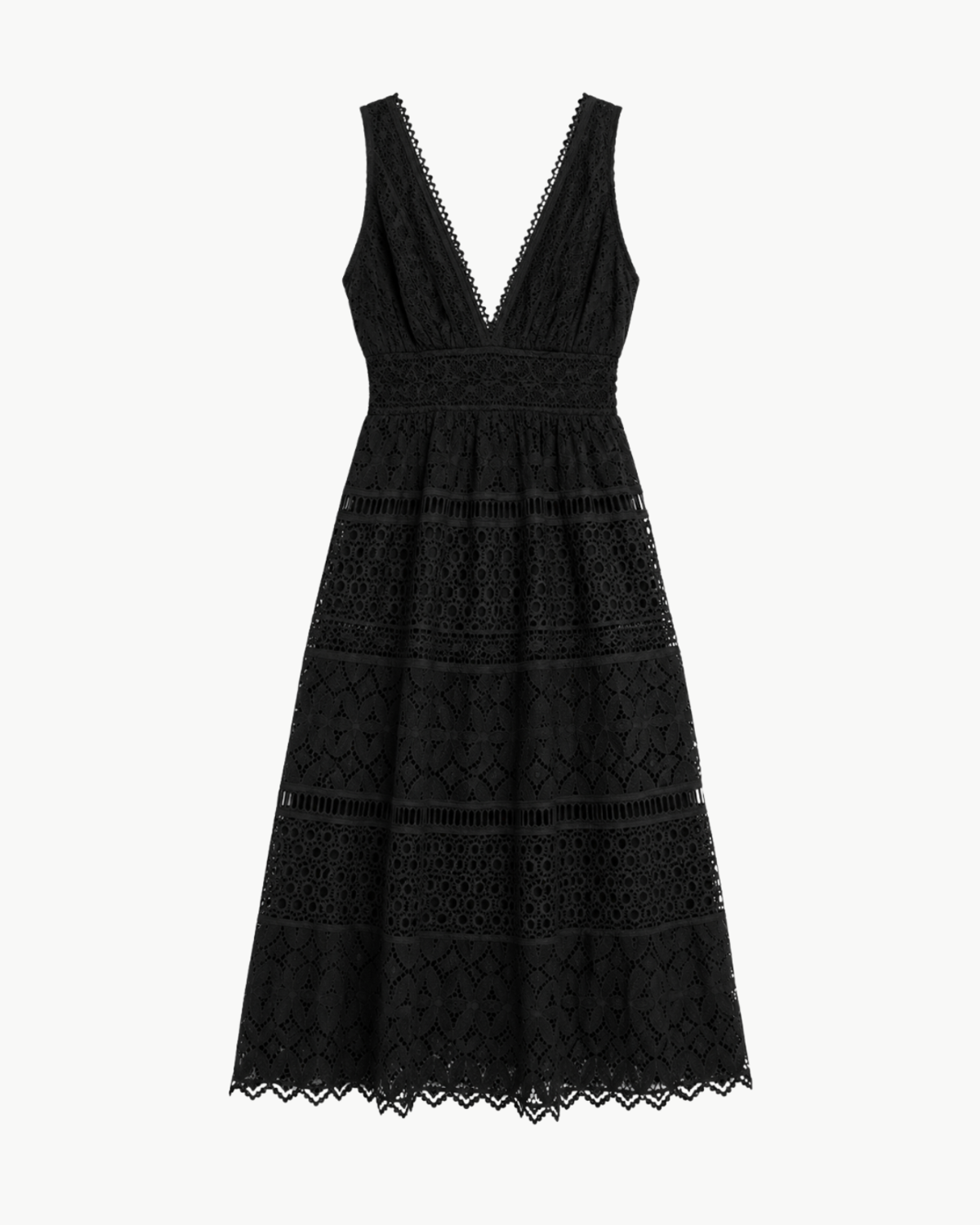 TEMPTATION POSITANO Alpinia Midi Dress - Black - Image 1 of 3