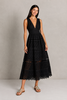 TEMPTATION POSITANO Alpinia Midi Dress - Black - Thumbnail 2