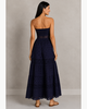 TEMPTATION POSITANO Tahina Dress - Navy - Thumbnail 3