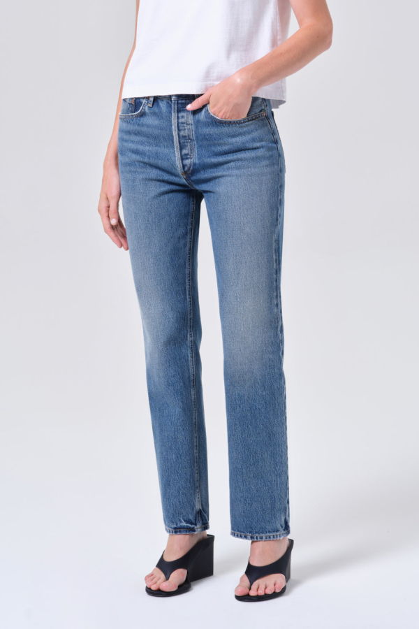 AGOLDE Lana High Rise Straight Jeans