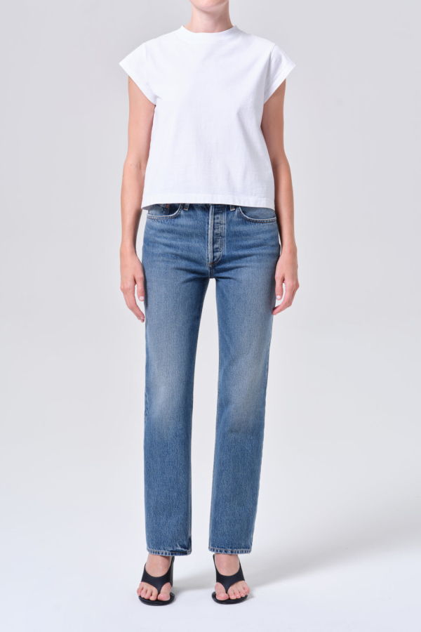 AGOLDE Lana High Rise Straight Jeans