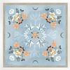 Matty Miller Studio 100% Silk Tundra Arctic Animal Floral Pattern Scarf - Thumbnail 1