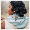Matty Miller Studio 100% Silk Tundra Arctic Animal Floral Pattern Scarf - Thumbnail 3