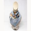 Matty Miller Studio 100% Silk Tundra Arctic Animal Floral Pattern Scarf - Thumbnail 4