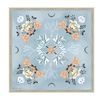 Matty Miller Studio 100% Silk Tundra Arctic Animal Floral Pattern Scarf - Thumbnail 9