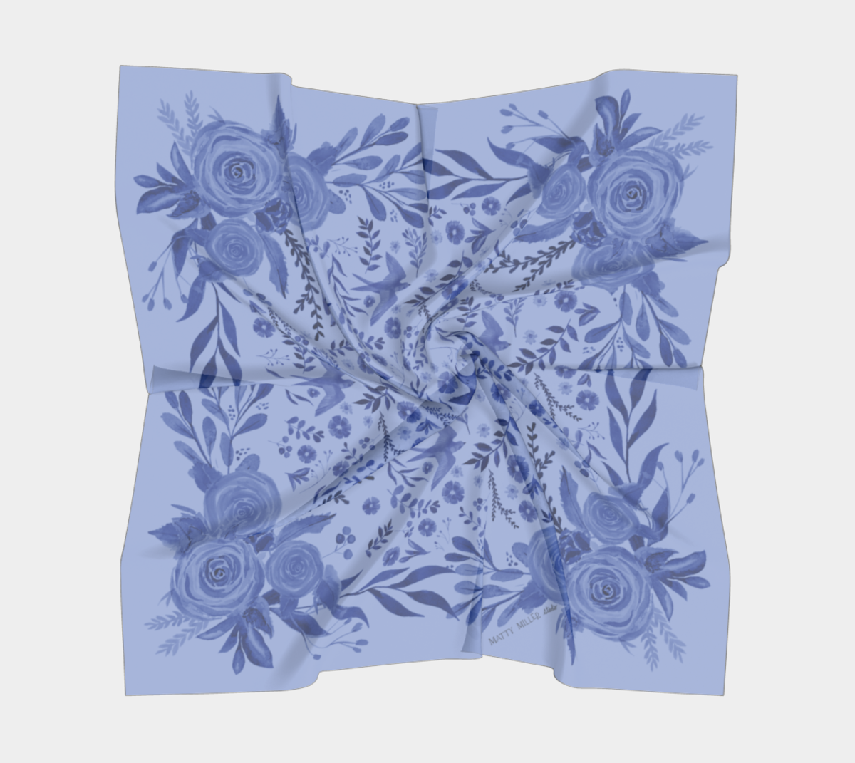 Matty Miller Studio 100% Silk Zephyr Scarf - Image 8 of 9