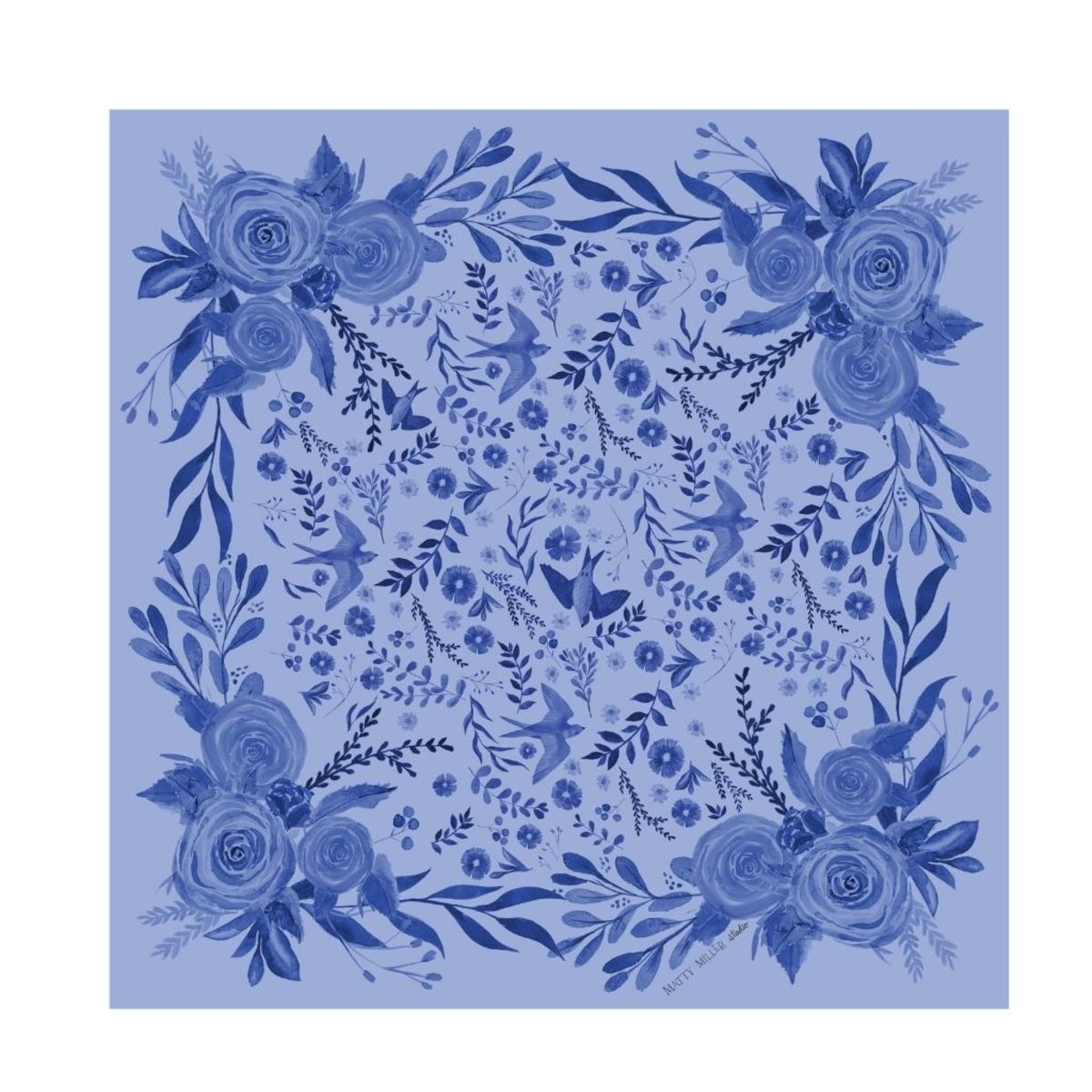 Matty Miller Studio 100% Silk Zephyr Scarf - Image 9 of 9