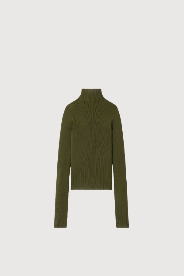 Rier Turtleneck Sweater - Forest Knit