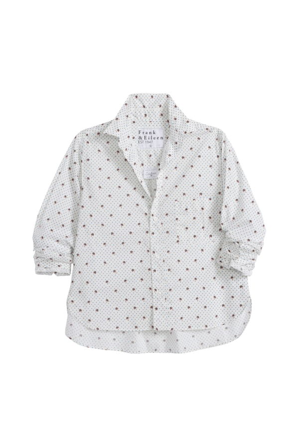 Frank & Eileen Silvio Untuckable Button-Up Shirt - Palm Trees