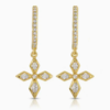 JOY DRAVECKY JEWELRY Duchess Huggies Earrings - Gold - Thumbnail 1