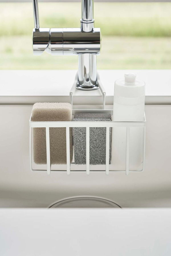 Yamazaki Home Faucet-Hanging Sponge Caddy Sponge Holder