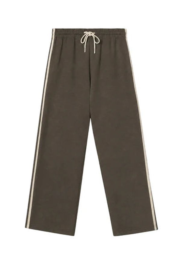 Perfect White Tee Claud Pureform Track Pant - Dark Olive