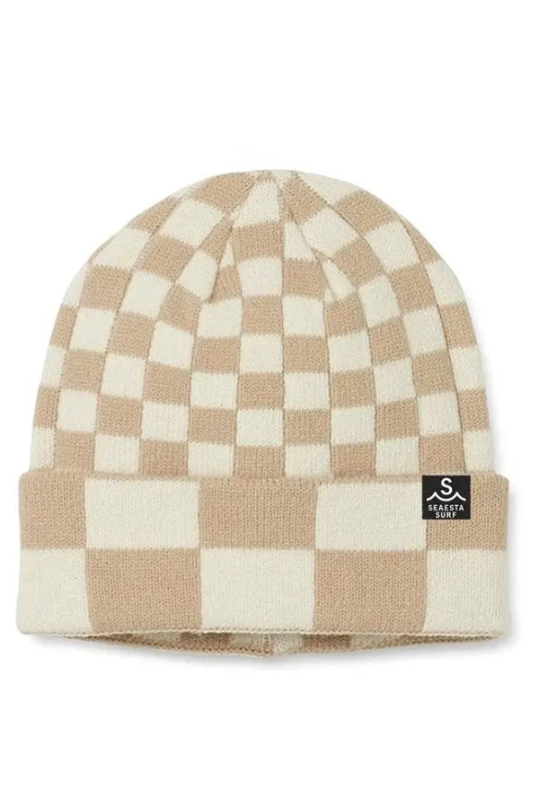 KIDS Seaesta Surf Checked Beanie