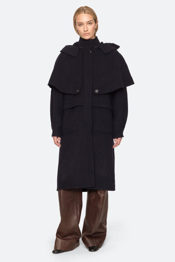 Sea NY Lona Coat - Navy