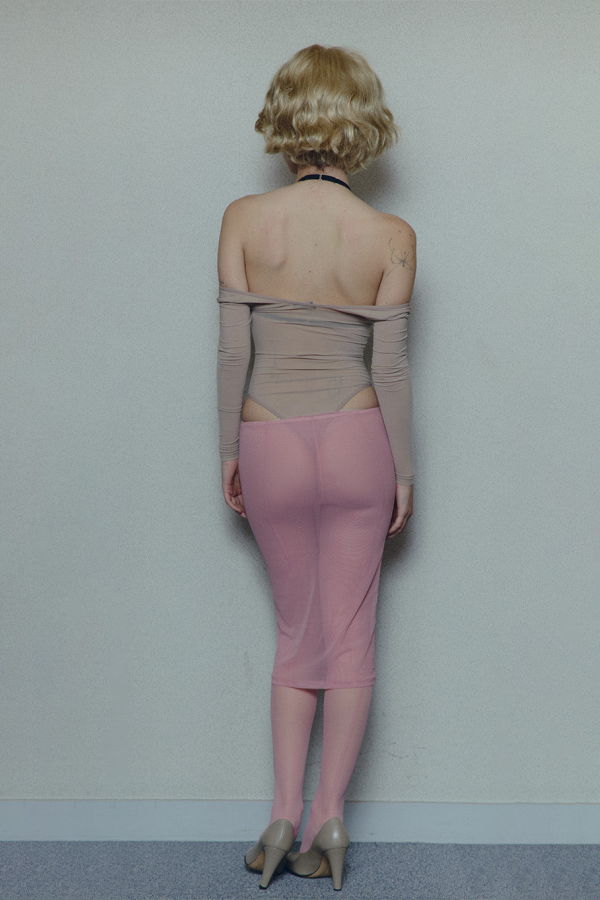 Leonie Mauchant Skirted Tights - Pink