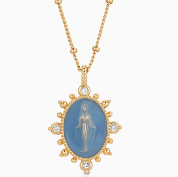 JOY DRAVECKY JEWELRY Lady Lourdes Pendant Necklace JOY DRAVECKY JEWELRY Lady Lourdes Pendant Necklace